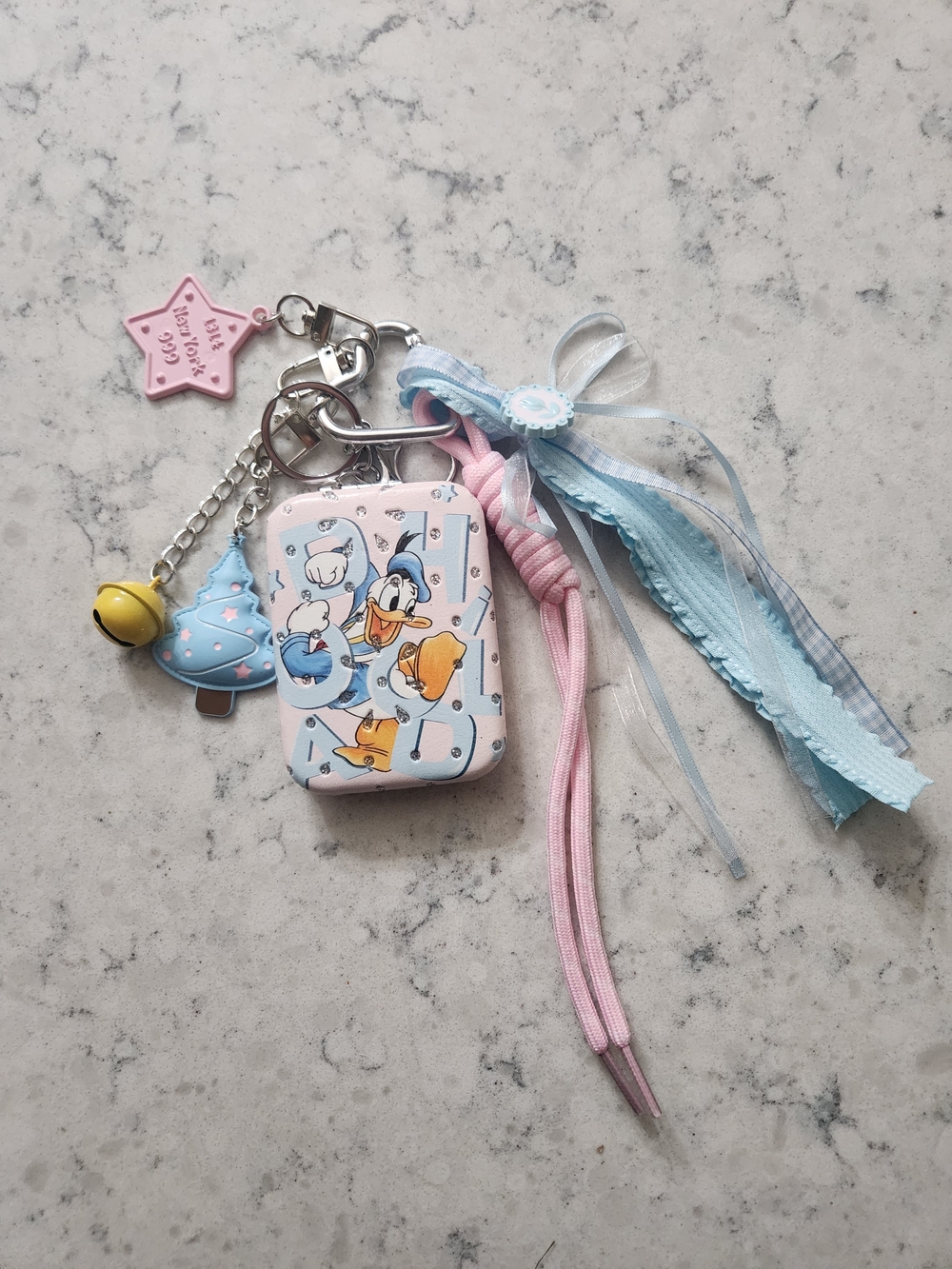 Donald Duck Mirror Keychain
